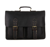 Westal Crazy Horse Genuine Leather Men Bags Briefcases Handbag Shoulder Crossbody Bag Men Messenger