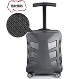 High Quality 21 Inches Boy Scooter Suitcase Trolley Case  3D Extrusion Business Travel Cool Luggage