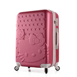 20Inch Travel Suitcase,Spinner 4 Wheel,Pink Hello Kitty,Abs Luggage Bags,Rolling Luggage,Women