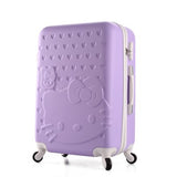 20Inch Travel Suitcase,Spinner 4 Wheel,Pink Hello Kitty,Abs Luggage Bags,Rolling Luggage,Women