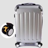 28" Pink 8-Universal Wheels Large Capacity Trolley Luggage Bags,Female Lovely Fruit Color Travel