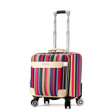 High Quality 16 Inch Travel Suitcase Women Trolley Travel Bags Spinner Wheels Student Rolling