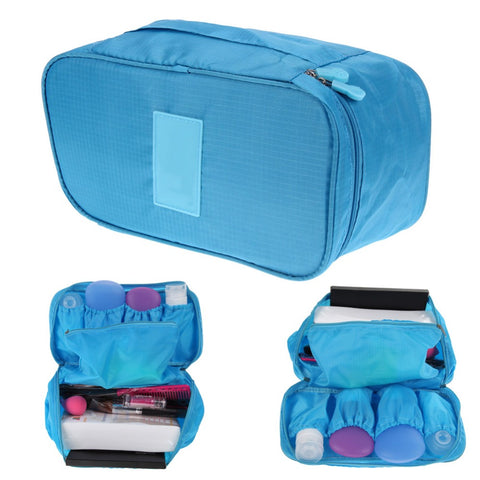 New Waterproof Travel Storage Bag Underwear Wash Bra Sorting Kit Organizer Makeup Bags Cosmetic Bag