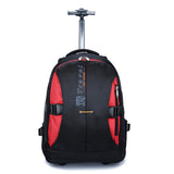 Wenjie Brother New Large Capacity Rollingbackpack Bag Business Men And Women Boarding Water