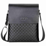 Vicuna Polo Classic Plaid Design Business Man Bag Vintage Brand Mens Messenger Bag Casual Grid
