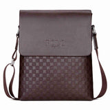 Vicuna Polo Classic Plaid Design Business Man Bag Vintage Brand Mens Messenger Bag Casual Grid