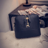 Mara'S Dream Women Leather Small Shoulder Bag Women Deer Spliced Collision Cross Body Bag Women