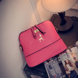 Mara'S Dream Women Leather Small Shoulder Bag Women Deer Spliced Collision Cross Body Bag Women