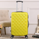 20/24 Inch Abs Girl Students Fashion Spinner Trolley Case Child Travel Luggage Men Rolling Suitcase
