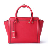 Esufeir Brand Genuine Leather Women Handbag Cross Pattern Cow Leather Shoulder Bag Fashion Design