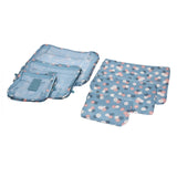 6Pcs/Set Floral Print Travel Storage Bag Luggage Arrange Bag Comestic Makeup Storage Case Washing