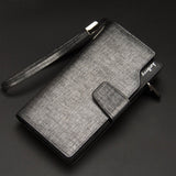 Card Holder Leather Wallet Men Long Design Quality Passport Cover Fashion Casual Mens Purse