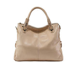 Anawishare Women Genuine Leather Handbag Cowhide Real Leather Shoulder Bag Ladies Totes Cow Leather