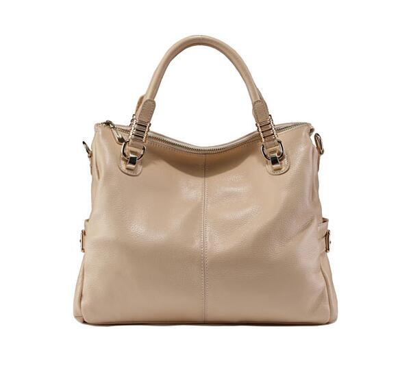 Anawishare Women Genuine Leather Handbag Cowhide Real Leather Shoulder Bag Ladies Totes Cow Leather