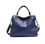 Anawishare Women Genuine Leather Handbag Cowhide Real Leather Shoulder Bag Ladies Totes Cow Leather