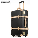 20 22 24 Inches Cow Leather Trolley Bags Men Travel Hand Luggage Rod Box Fashion Waterproof Cowhide
