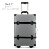 20 22 24 Inches Cow Leather Trolley Bags Men Travel Hand Luggage Rod Box Fashion Waterproof Cowhide