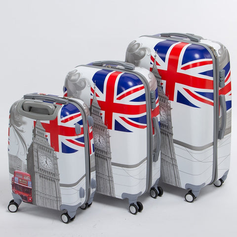 High Quality 20 24 28Inches(3 Pieces/Set) Pc Hardside Trolley Luggage,Man And Woman Travel