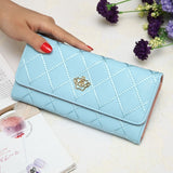 Candy Colors Wallets With Imperial Crown Fashion Long Wallet Handbags Ladies Leather Bag Popular