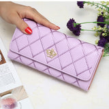 Candy Colors Wallets With Imperial Crown Fashion Long Wallet Handbags Ladies Leather Bag Popular