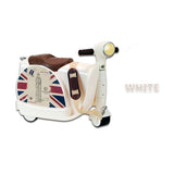 Letrend New Cartoon Cute Children Motorcycle Luggage Trolley Suitcases Travel Bag Suitable For