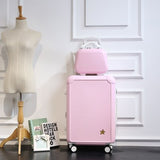 Star Style Luggage Trolley Luggage Female Universal Wheels Travel Bag Picture Box14 20Password