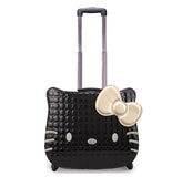Hellokitty Universal Wheels Trolley Luggage Travel Bag Suitcase Child Luggage,18Inch Lovely