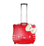 Hellokitty Universal Wheels Trolley Luggage Travel Bag Suitcase Child Luggage,18Inch Lovely