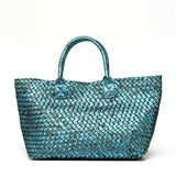 Qiaobao Wallet Gift Bag Famous Snake Knitting Quality Leather Women'S Handbag Vintage Large