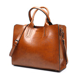 Acelure Leather Handbags Big Women Bag High Quality Casual Female Bags Trunk Tote Spanish Brand