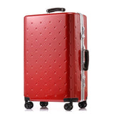 Letrend New Korean Rolling Luggage Spinner Trolley Wheel Suitcase Aluminium Frame Travel Bag