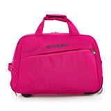 Rolling Luggage Trolley Bag Women Travel Bags Metal Hand Trolley Female&Male Bag Large Package