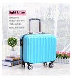 Hot 18 Inches Girl Boy Abs Pull Rod Box Students Trolley Case Child Travel Luggage Rolling Suitcase