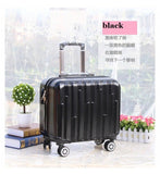 Hot 18 Inches Girl Boy Abs Pull Rod Box Students Trolley Case Child Travel Luggage Rolling Suitcase