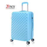 20" High Quality Diamond Lines Trolley Suitcase /Travell Case Luggage/Pull Rod Trunk Rolling