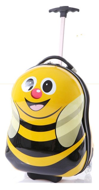 Letrend New Fashion Cartoon Cute Animal Children Rolling Luggage Set Boy Girls Trolley Travel