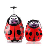 Letrend New Fashion Cartoon Cute Animal Children Rolling Luggage Set Boy Girls Trolley Travel