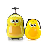 Letrend New Fashion Cartoon Cute Animal Children Rolling Luggage Set Boy Girls Trolley Travel