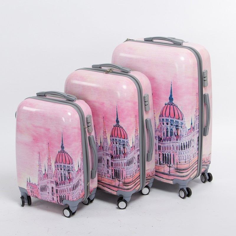 Shop Girl Pink Pc Hardside Palace Trolley Lug – Luggage Factory