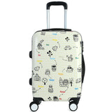 Cartoon Luggage Female Universal Wheels Trolley Luggage Travel Bag14 20 24 Password Box Child