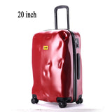2016 New Fashion Crash Mode Solid Zipper Design Trolley Suitcase/Tsa Lock Luggage Suitcases/Women