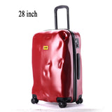 2016 New Fashion Crash Mode Solid Zipper Design Trolley Suitcase/Tsa Lock Luggage Suitcases/Women