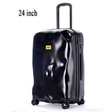 2016 New Fashion Crash Mode Solid Zipper Design Trolley Suitcase/Tsa Lock Luggage Suitcases/Women