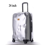 2016 New Fashion Crash Mode Solid Zipper Design Trolley Suitcase/Tsa Lock Luggage Suitcases/Women