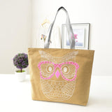 2016 New Design Fashion Lady Owl Shopping Handbag Shoulder Japan Canvas Bag Tote Purse Bags Bolsa