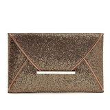 Famous Designer Brand Bags Women Leather Handbags Sequins Envelope Bag Evening Party Purse Clutch