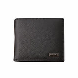 Xiniu Business Man Wallet Short Black Purse Slim Fold Flip Wallet Card Holder Leather Purse Men'S
