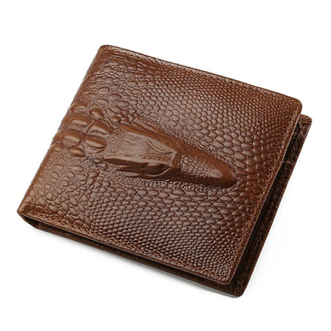 Jinbaolai Brand Men Wallets Cow Leather Credit Id Card Holder Billfold Purse Men Bifold Wallet Mens