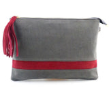 Xiniu Handbags Women Stripe Hit Patchwork Bag Womens Messenger Bags Small Tassel Chains Cross