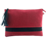 Xiniu Handbags Women Stripe Hit Patchwork Bag Womens Messenger Bags Small Tassel Chains Cross